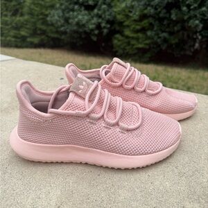 Adidas Tubular Shadow Knit J in Vapour Pink